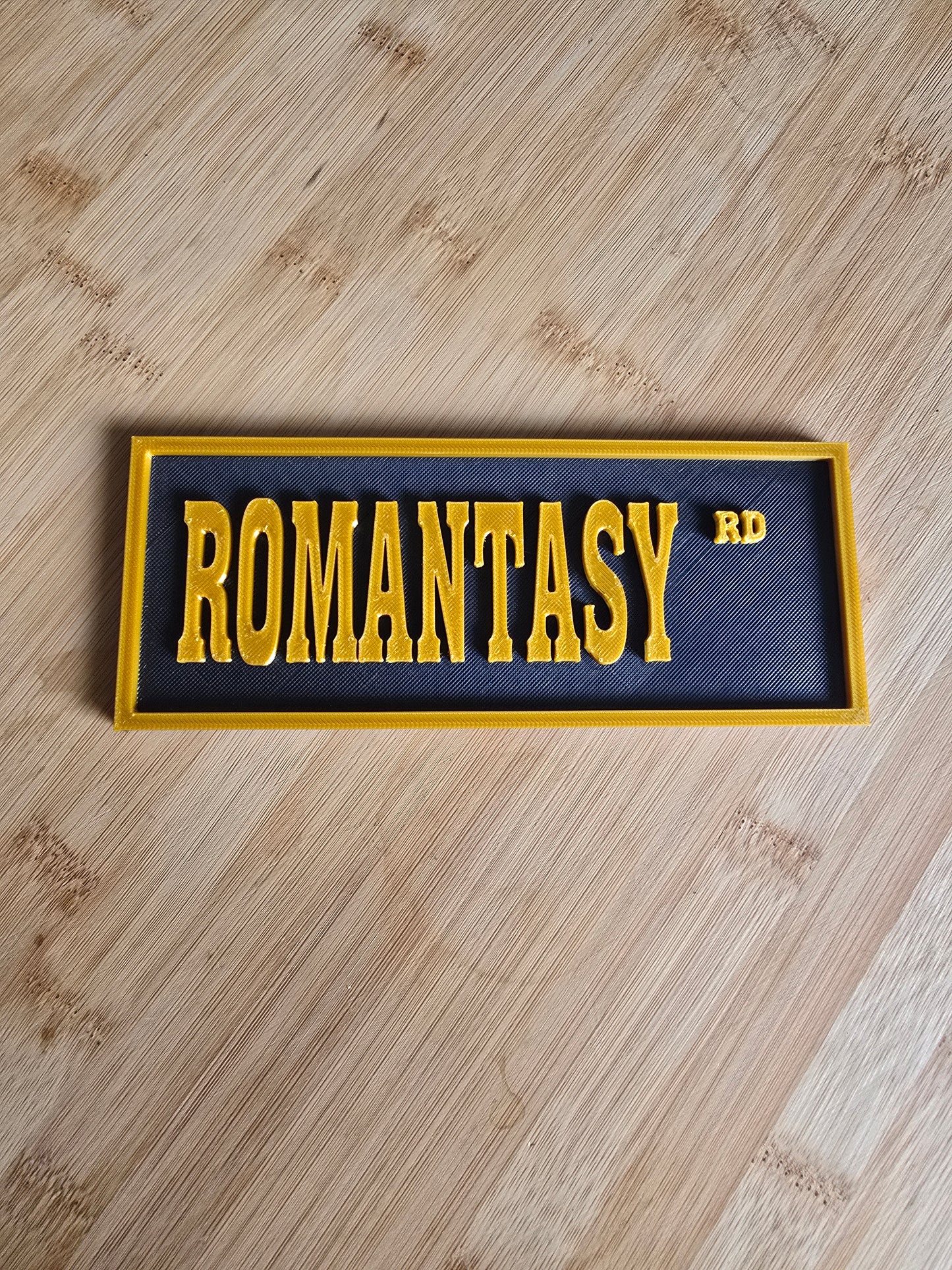Shelf Sign - Romantasy Rd