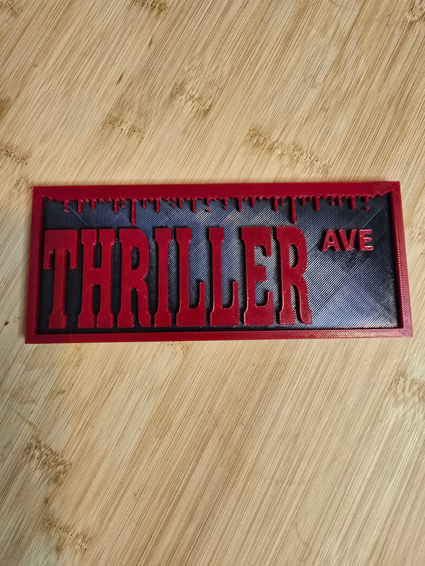 Shelf Sign - Thriller Ave