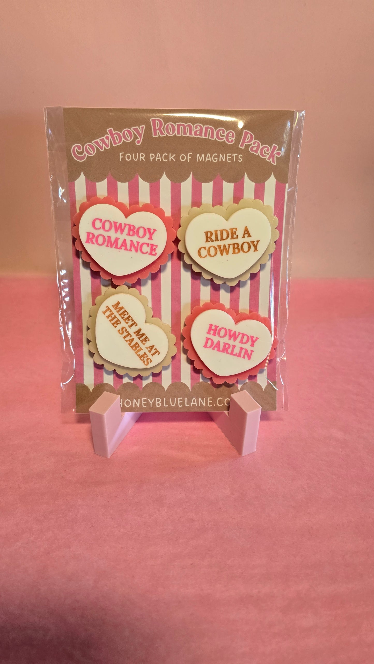 Fridge Magnets - set of 4 (Cowboy Romance Set)