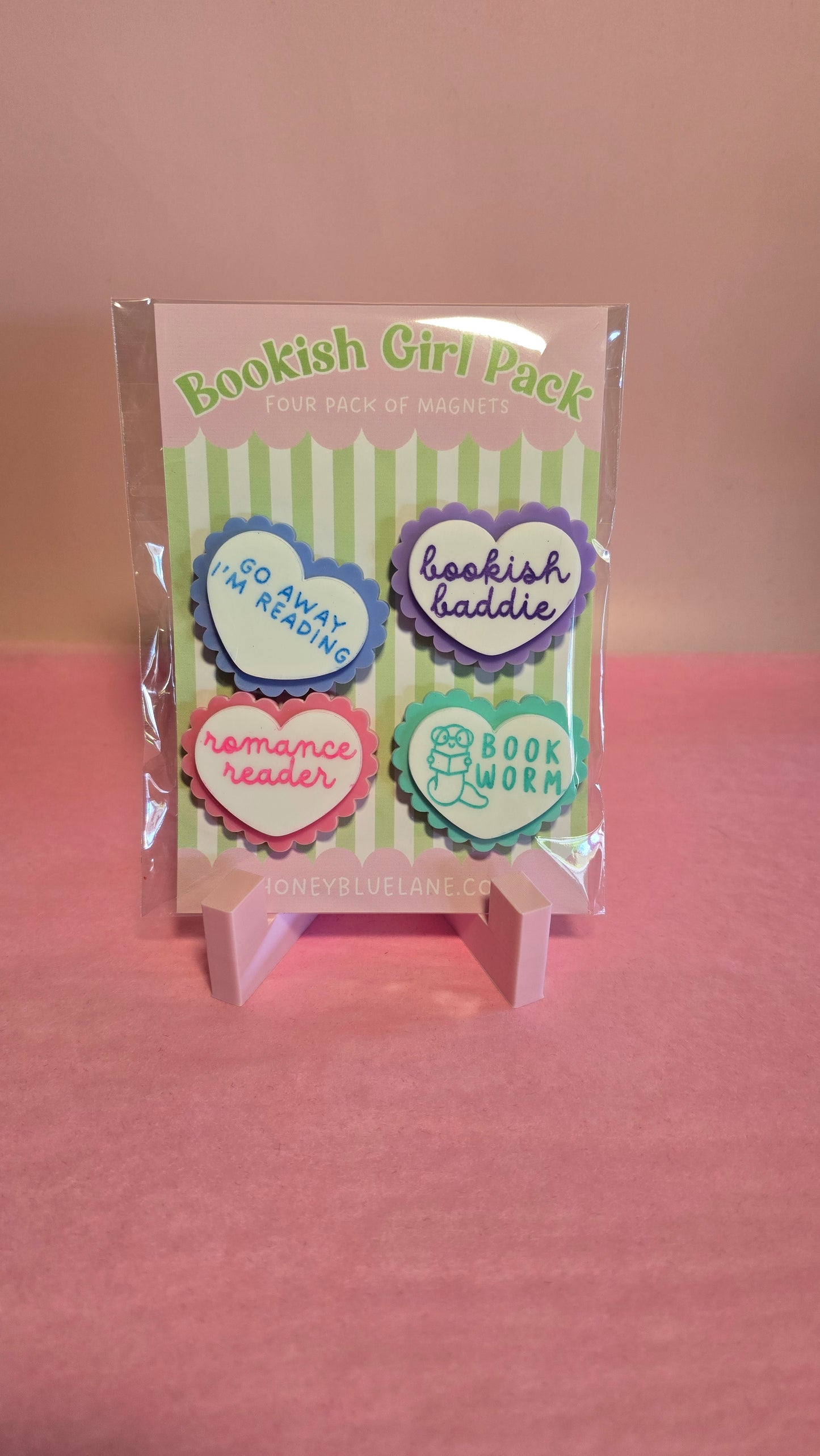 Fridge Magnets - set of 4 (Bookish Girl set)