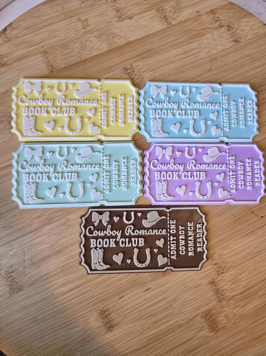 Cowboy Romance Bookclub Ticket