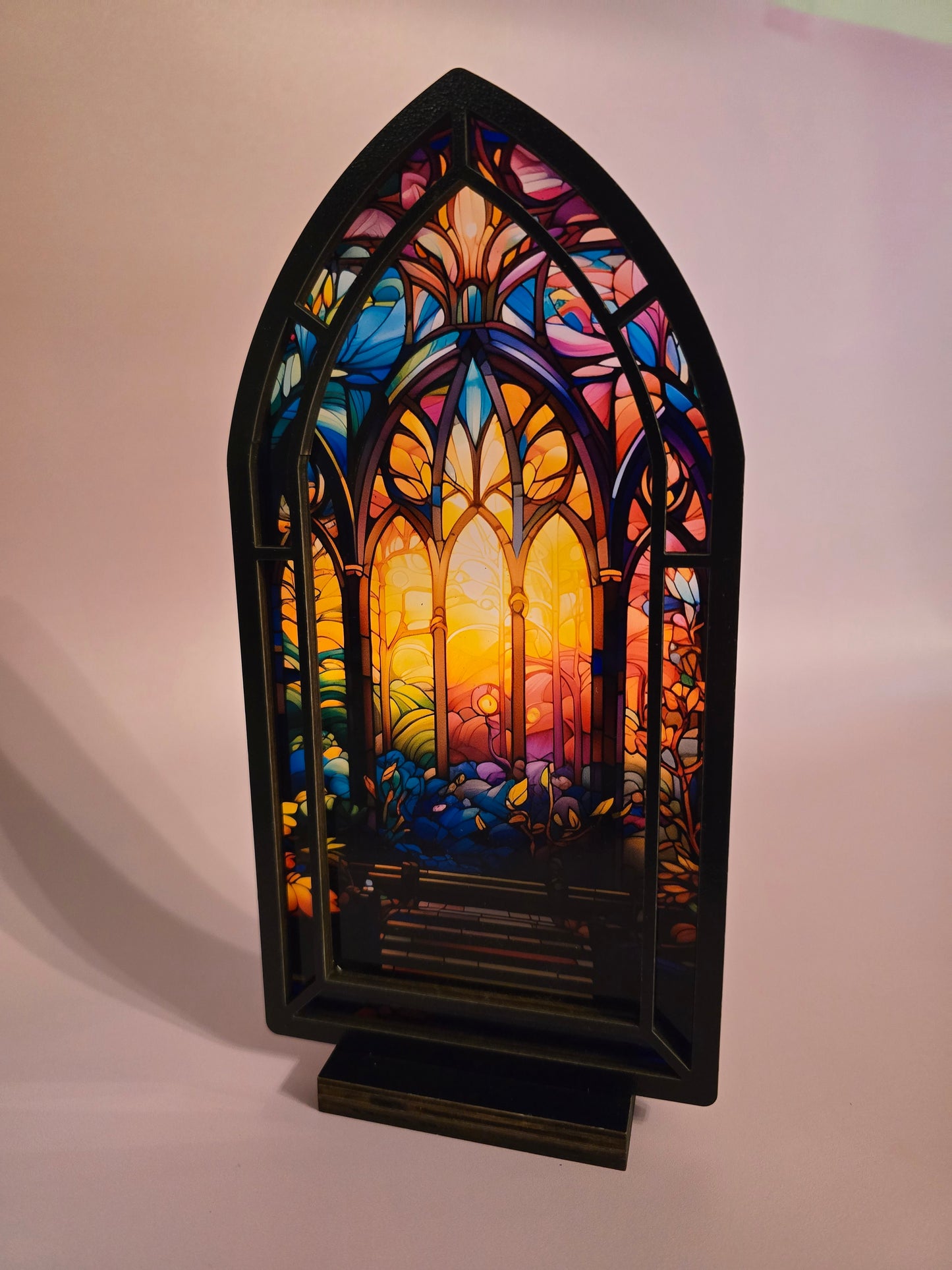 Stained Glass Window Book Nook