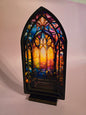 Stained Glass Window Book Nook