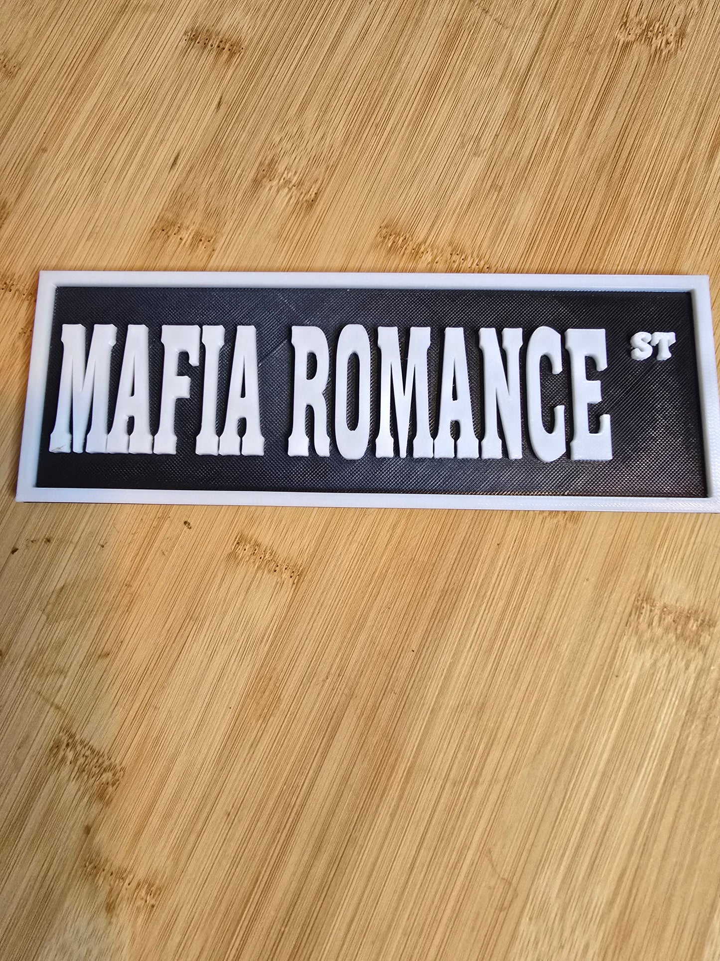 Shelf Sign - Mafia Romance St