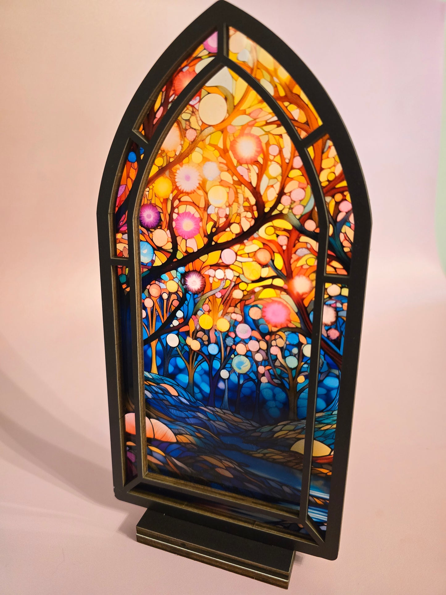 Stained Glass Window Book Nook