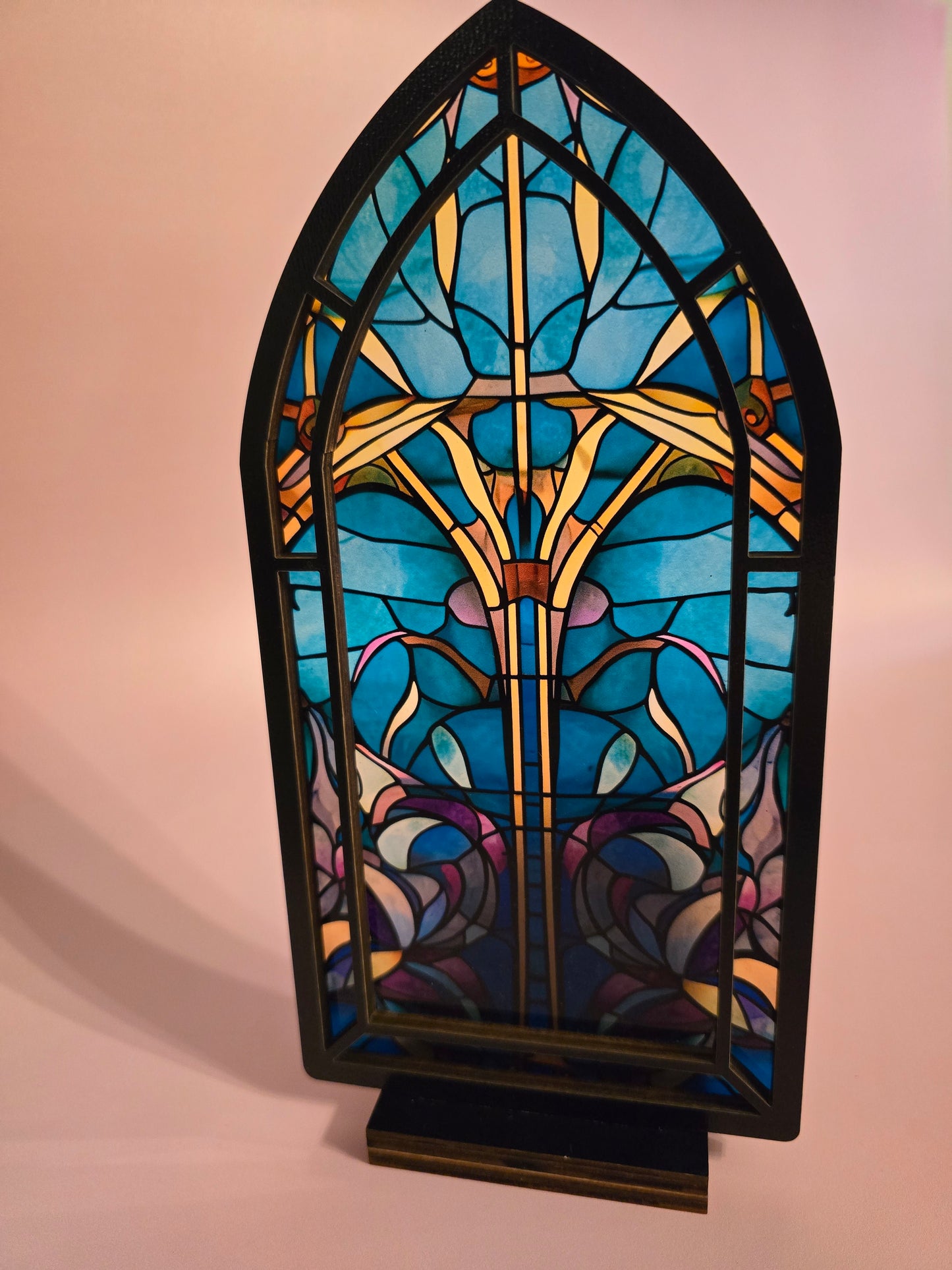 Stained Glass Window Book Nook