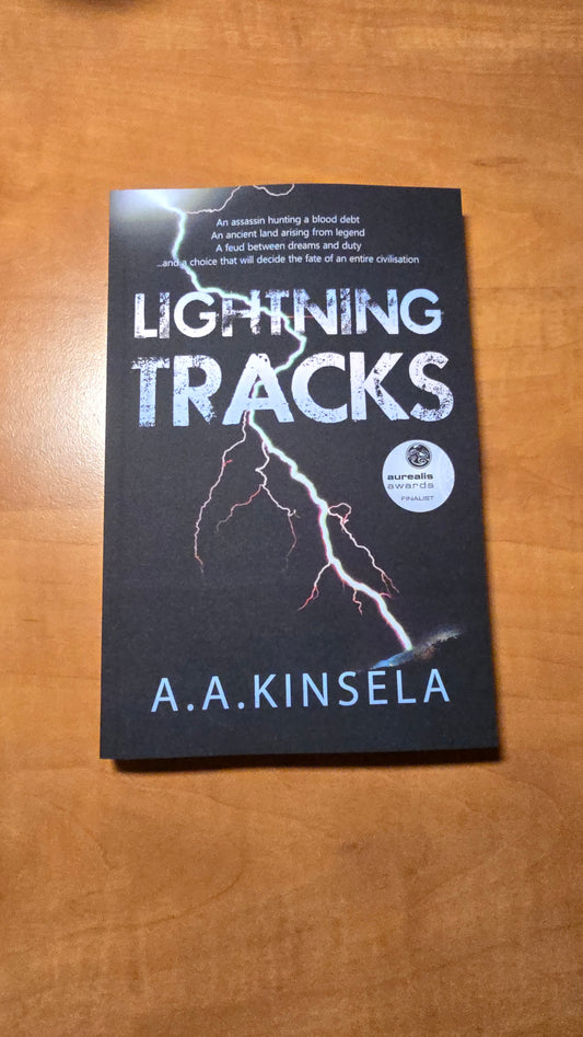 Lightning Tracks by A.A Kinsela