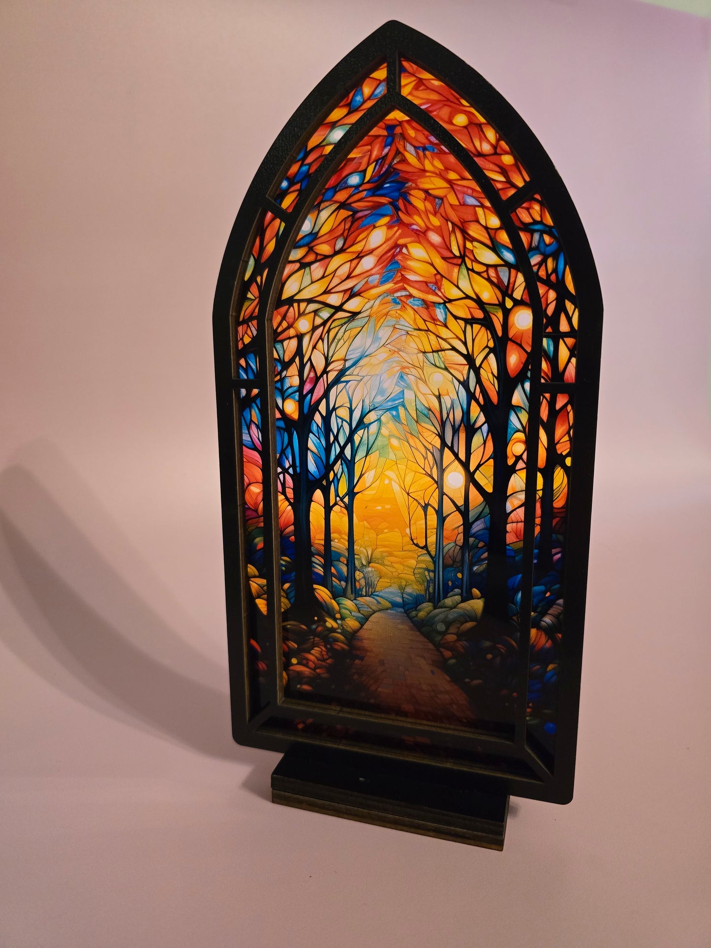 Stained Glass Window Book Nook