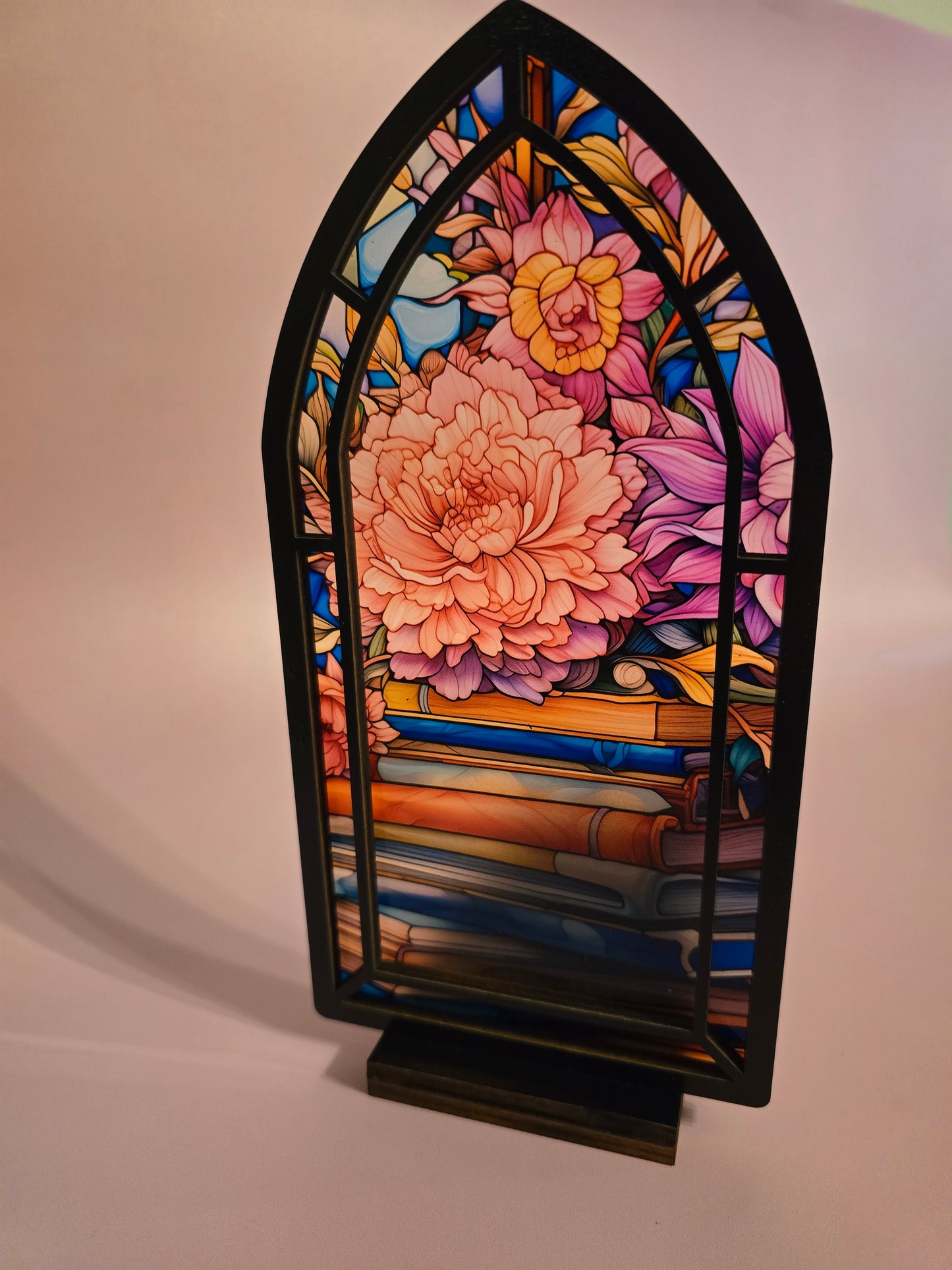 Stained Glass Window Book Nook